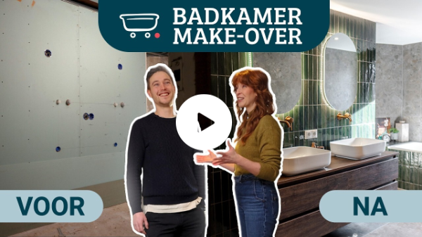 Badkamer make-over | Van klushuis naar luxe droombadkamer